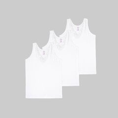 Sieviešu krekls Ceylan, balts, 3 gab. цена и информация | Нательные женские майки | 220.lv