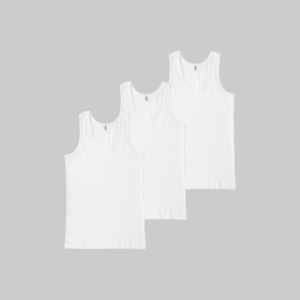 Vīriešu krekls Ceylan, balts, 3 gab. цена и информация | Vīriešu apakškrekli | 220.lv