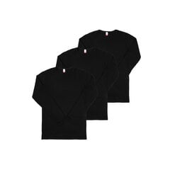 Мужские футболки Onurel черные 3 пары цена и информация | Нательные майки для мужчин | 220.lv