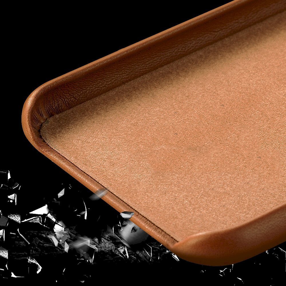 Fusion eco leather aizsargapvalks Apple iPhone 12 Mini sarkans cena un informācija | Telefonu vāciņi, maciņi | 220.lv