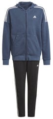 Cпортивный костюм Adidas Jb Cotton Ts Blue Black цена и информация | Штаны для мальчиков | 220.lv