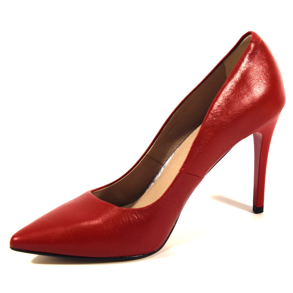 KANIOWSKI ādas kurpes sievietēm, sarkanas цена и информация | Sieviešu kurpes | 220.lv