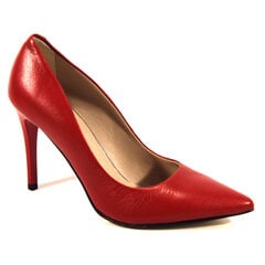 Женские кожаные туфли Kaniowski, красные цена и информация | Женская обувь | 220.lv