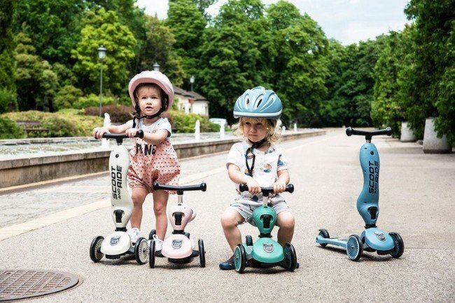 Skrejritenis - trīsritenis Scoot & Ride 2in1, zils cena un informācija | Skrejriteņi | 220.lv