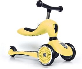 Самокат - трехколесный велосипед Scoot & Ride 2in1, желтый цена и информация | Самокаты | 220.lv