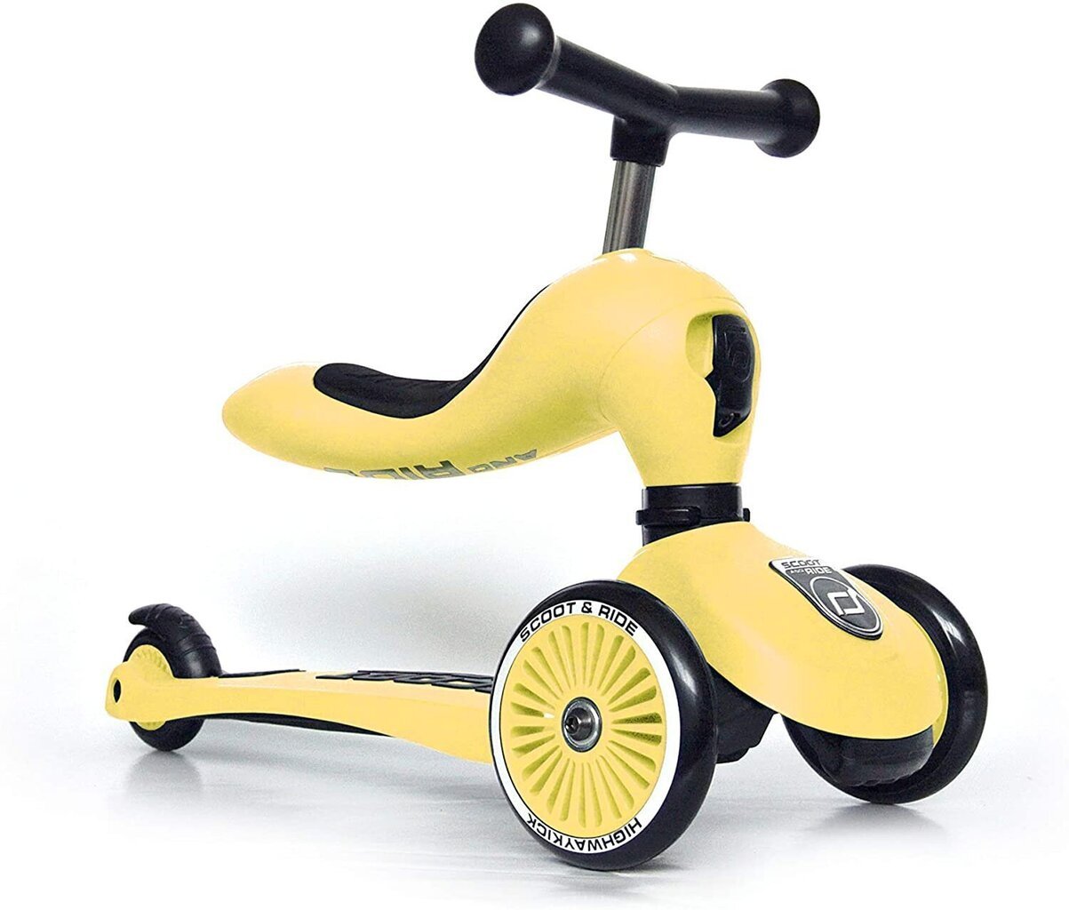 Skrejritenis - trīsritenis Scoot & Ride 2in1, dzeltens цена и информация | Skrejriteņi | 220.lv