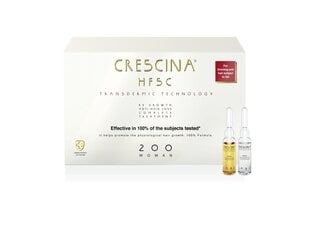 Ampulu komplekss Crescina Transdermic matu augšanas atjaunošanai un pret matu izkrišanu, sievietēm, intensitāte 200, N10+10 x3,5 ml cena un informācija | Kosmētika matu stiprināšanai | 220.lv