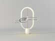 Galda lampa Lamp Ellipse Plastic USB DH0040WT/HBLEUB (1,5 m, White warm) cena un informācija | Galda lampas | 220.lv