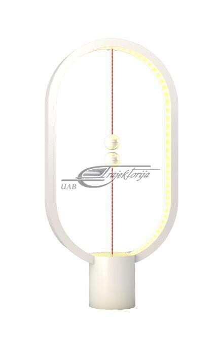 Galda lampa Lamp Ellipse Plastic USB DH0040WT/HBLEUB (1,5 m, White warm) цена и информация | Galda lampas | 220.lv