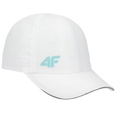 Женская кепка с козырьком 4F HJL20 JCAD004 10S, белая цена и информация | Женские шапки | 220.lv