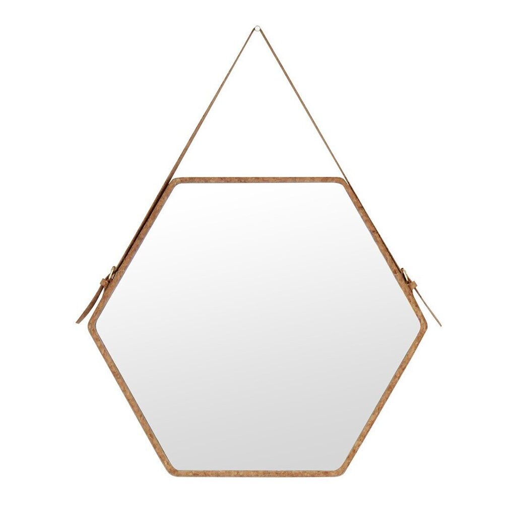 Spogulis Homede Eib, 45.5 cm, brūns cena un informācija | Spoguļi | 220.lv
