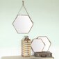 Spogulis Homede Eib, 45.5 cm, brūns цена и информация | Spoguļi | 220.lv