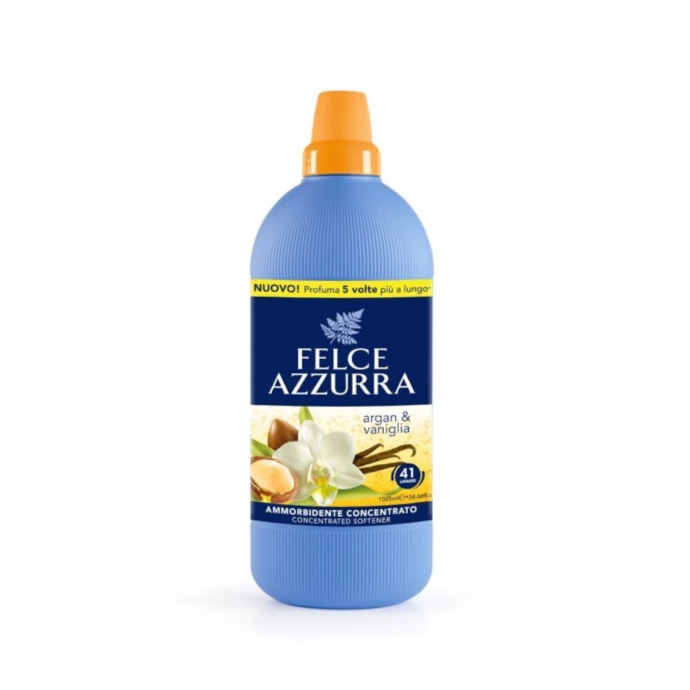 Felce Azzurra koncentrēts veļas mīkstinātājs Argan & Vanilla, 1025 ml cena un informācija | Veļas mazgāšanas līdzekļi | 220.lv