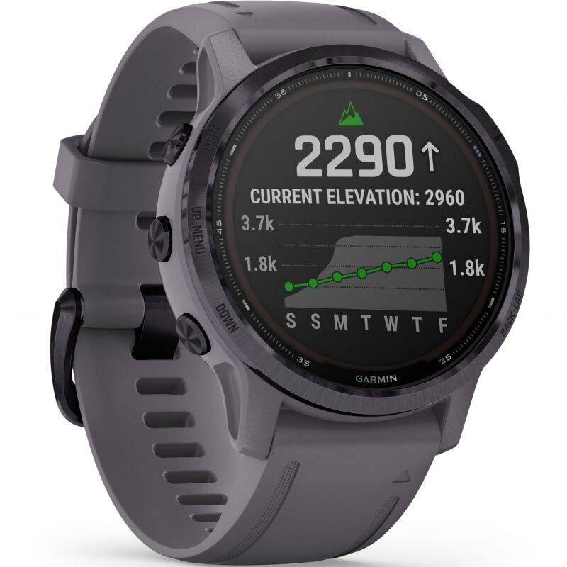 Garmin fēnix® 6S Pro Solar Amethyst Steel/Shale Grey cena un informācija | Viedpulksteņi (smartwatch) | 220.lv