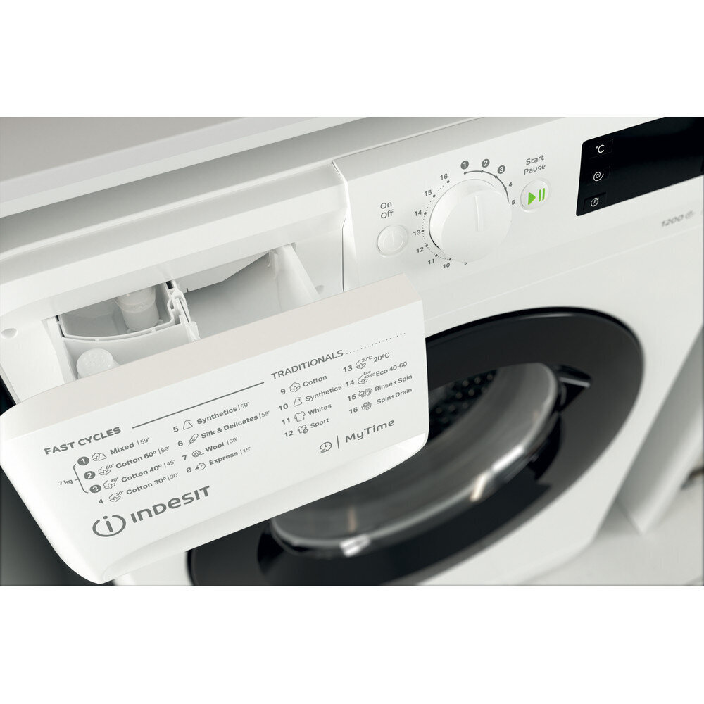 Indesit MTWE 71252 WK EE cena un informācija | Veļas mašīnas | 220.lv