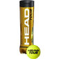 Tenisa bumbiņas Head Tour, 4 gab. cena un informācija | Āra tenisa preces | 220.lv