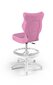 Ergonomisks bērnu krēsls Entelo Petit White VS08, rozā цена и информация | Biroja krēsli | 220.lv