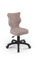 Ergonomisks bērnu krēsls Entelo Petit Black JS08, rozā