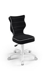 Ergonomisks bērnu krēsls Entelo Petit White JS01, melna cena un informācija | Biroja krēsli | 220.lv