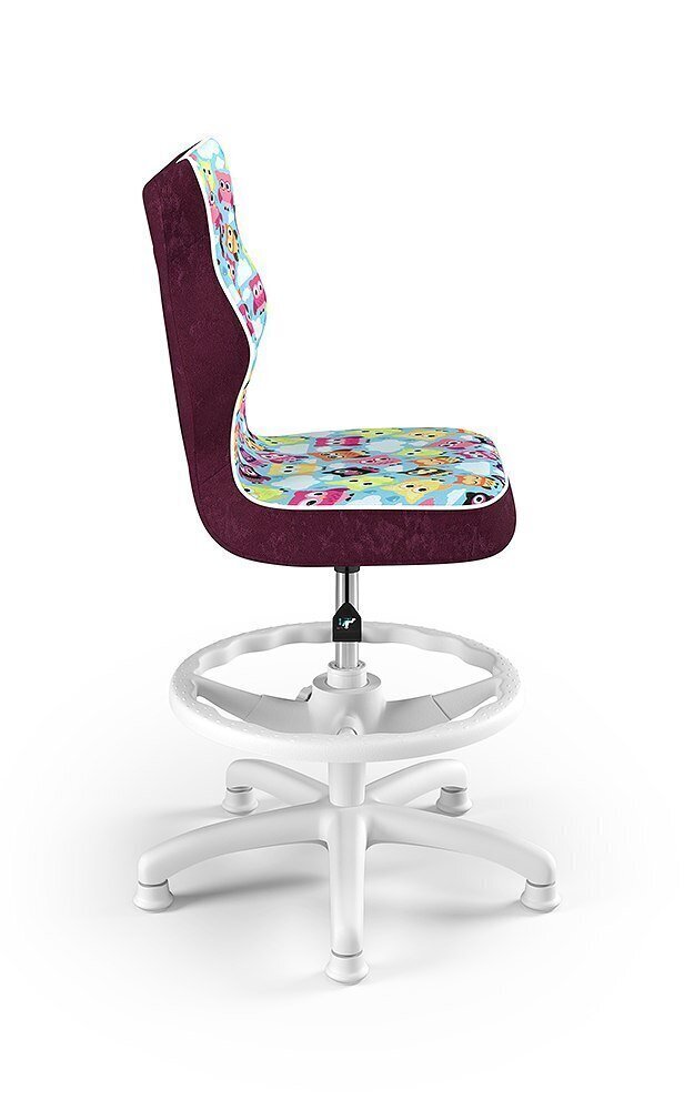 Ergonomisks bērnu krēsls Entelo Petit White ST32, violets cena un informācija | Biroja krēsli | 220.lv