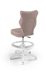 Ergonomisks bērnu krēsls Entelo Petit White JS08 ar kāju atbalstu, rozā цена и информация | Офисные кресла | 220.lv