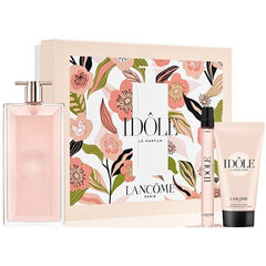 Komplekts Lancome Idole sievietēm: parfimērijas ūdens EDP, 50 ml + parfimērijas ūdens EDP, 10 ml, + ķermeņa krēms, 50 ml cena un informācija | Sieviešu smaržas | 220.lv