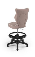 Bērnu krēsls Entelo Petit Black JS08 ar kāju balstu, rozā cena un informācija | Biroja krēsli | 220.lv