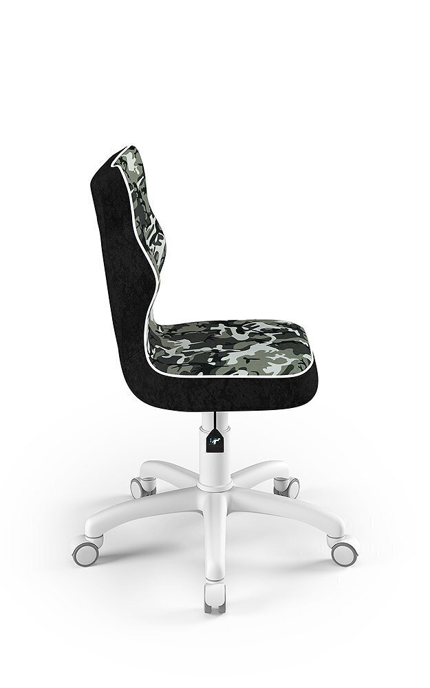 Bērnu krēsls Entelo Petit White ST33, pelēks/melns cena un informācija | Biroja krēsli | 220.lv