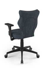 Biroja krēsls Entelo Perto Black AT04, tumši pelēks/melns cena un informācija | Biroja krēsli | 220.lv