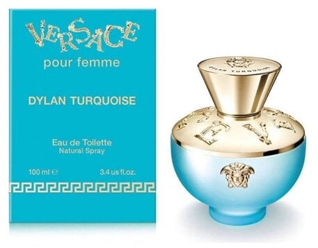Tualetes ūdens Versace Dylan Turquoise EDT sievietēm, 100 ml cena un informācija | Sieviešu smaržas | 220.lv