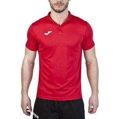Vīriešu sporta T-krekls Polo Joma Hobby 100437.450, sarkans цена и информация | Мужская спортивная одежда | 220.lv