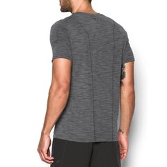 Vīriešu T-krekls UA Threadborne Knit SS M 1289596-040, pelēks cena un informācija | Vīriešu T-krekli | 220.lv