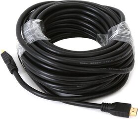 Omega kabelis hdmi v.1.4 melns 15 m cena un informācija | Kabeļi un vadi | 220.lv