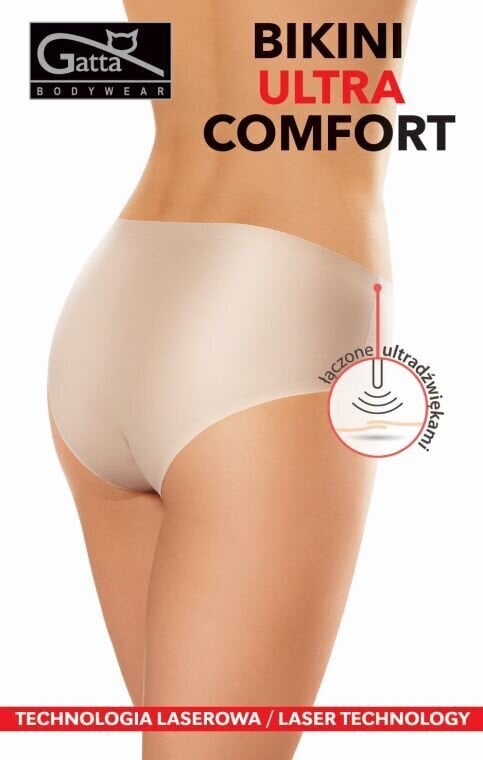 Sieviešu biksītes Bikini Ultra Comfort GATTA, bēšas cena un informācija | Sieviešu biksītes | 220.lv