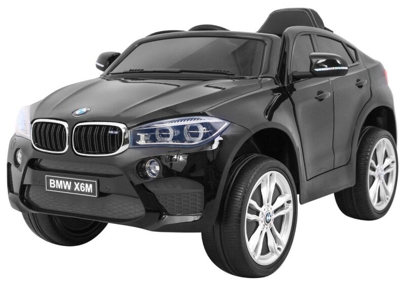 Bērnu elektromobilis „BMW X6M", melns lakots cena | 220.lv