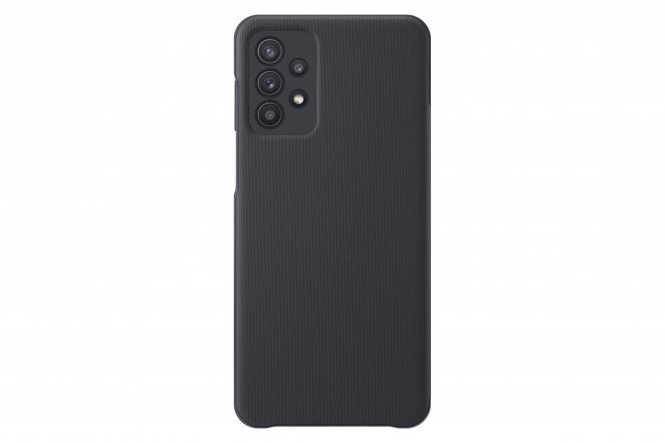 EF-EA326PBE Samsung S-View Case for Galaxy A32 5G, melns cena un informācija | Telefonu vāciņi, maciņi | 220.lv