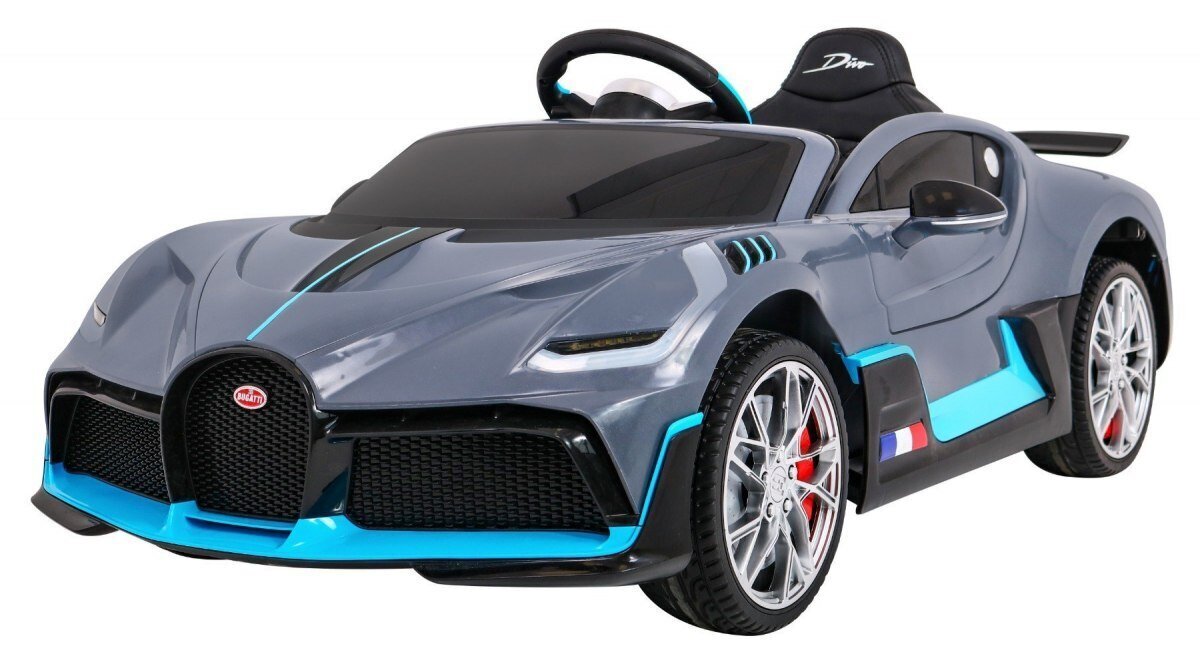 Bērnu elektromobilis "Bugatti Divo", pelēks cena | 220.lv