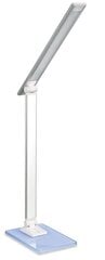 Īpaša LED galda lampa 6W RGB ar stikla pamatni, sudraba цена и информация | Настольные лампы | 220.lv