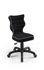 Bērnu krēsls Entelo Petit Black JS01, melns цена и информация | Офисные кресла | 220.lv