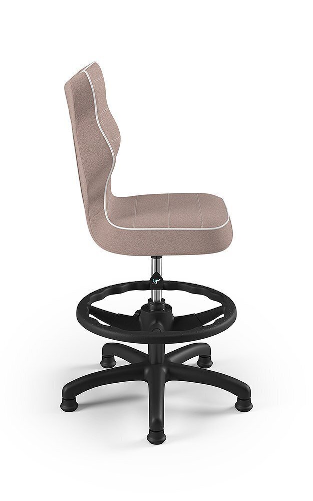 Ergonomisks bērnu krēsls Entelo Petit Black JS08 ar kāju balstu, rozā цена и информация | Biroja krēsli | 220.lv
