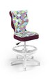 Bērnu krēsls Entelo Petit White ST32, violets