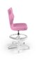 Bērnu krēsls Entelo Petit White VS08, rozā cena un informācija | Biroja krēsli | 220.lv