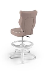 Детское кресло Entelo Petit White JS08 с опорой для ног, розовое цена и информация | Офисные кресла | 220.lv