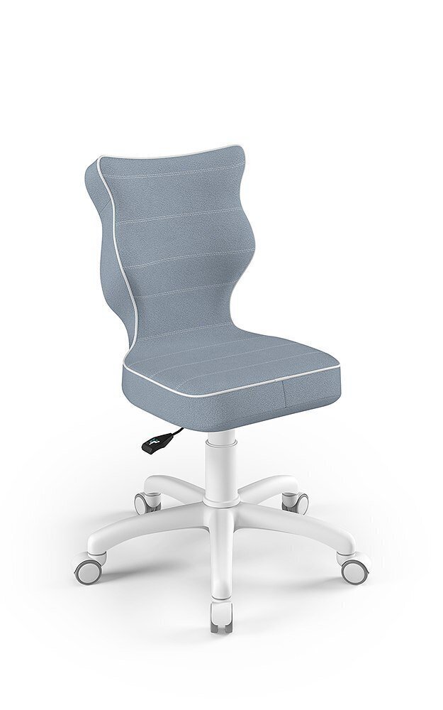 Ergonomisks bērnu krēsls Entelo Petit White JS06, gaiši zils cena un informācija | Biroja krēsli | 220.lv