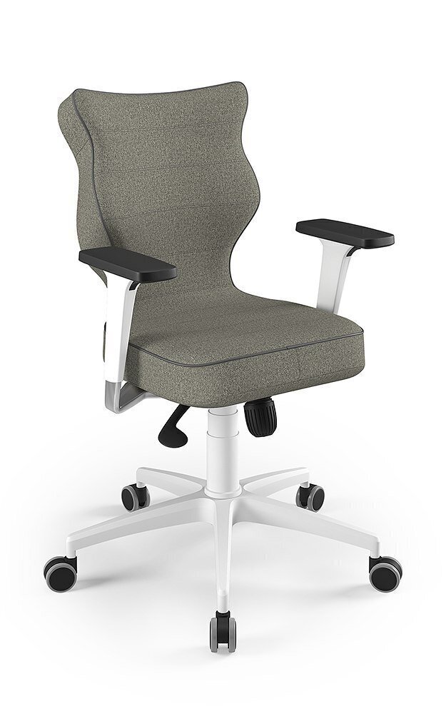 Biroja krēsls Entelo Perto White TW33, pelēks цена и информация | Biroja krēsli | 220.lv
