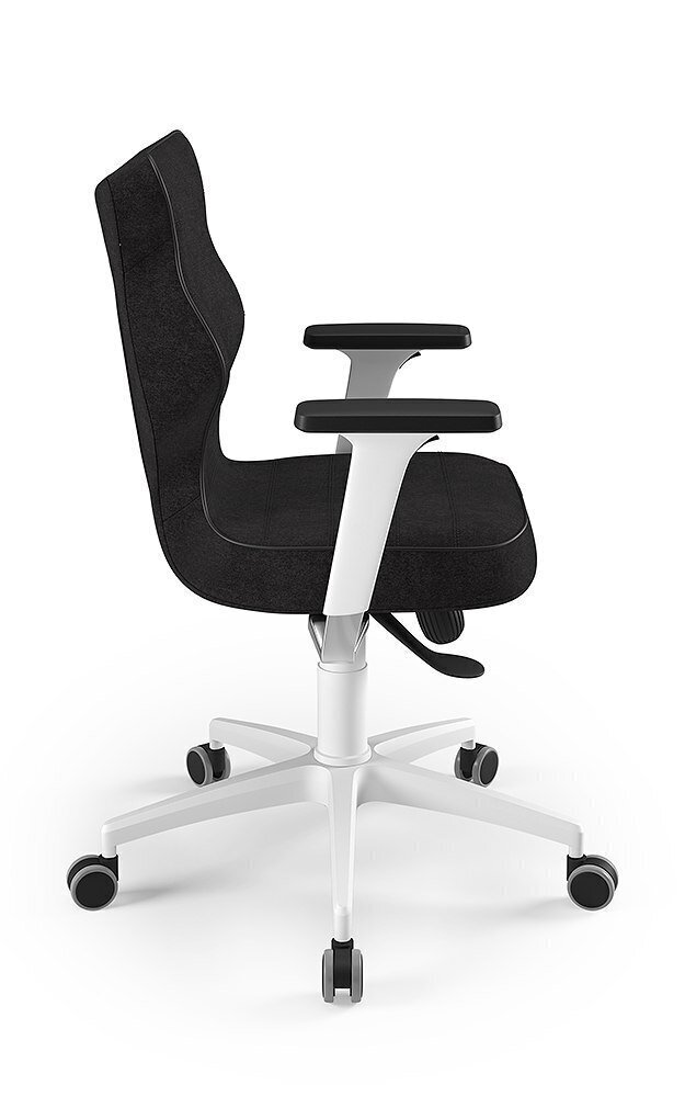 Biroja krēsls Entelo Perto White AT01, melns цена и информация | Biroja krēsli | 220.lv