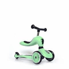 Самокат - трехколесный велосипед Scoot & Ride 2in1, зеленый цена и информация | Самокаты | 220.lv