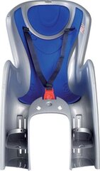 Aizmugurējais velosipēda krēsliņš Okbaby Body Pracco, grey/blue cena un informācija | Bērnu velosipēdu sēdeklīši | 220.lv