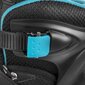 Regulējamā izmēra skrituļslidas-slidas Spokey Quattro, melnas/zilas cena un informācija | Skrituļslidas | 220.lv