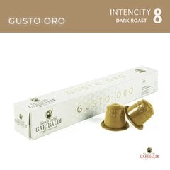 Kafijas kapsulas Gran Caffe Garibaldi - Gusto Oro, Nespresso® aparātiem, 10 gab. cena un informācija | Kafija, kakao | 220.lv